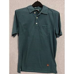 Brooks Brothers Vintage washed cotton feeder stripe polo shirt
